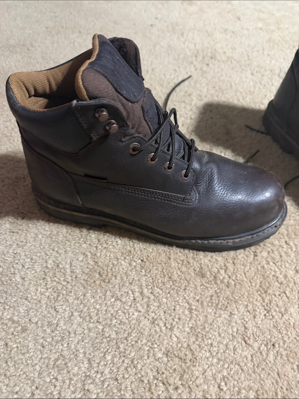 Ariat Men's Brown Leather Work Boots